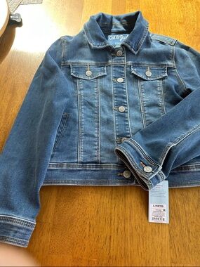 Cat & Jack Medium Blue Denim Jacket with Button Front